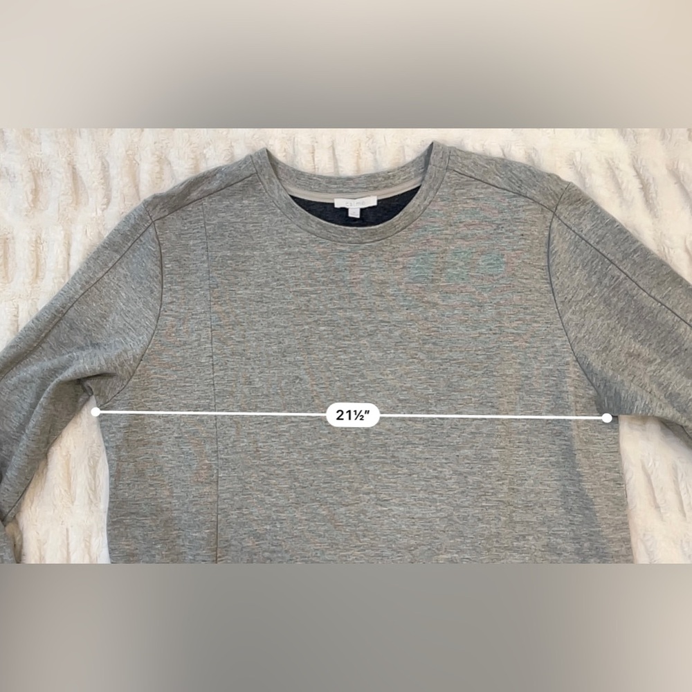 Women’s Johnny Was Calme Zip Pocket Knit Gray Shift‎ Dress Size Medium - Picture 7 of 8